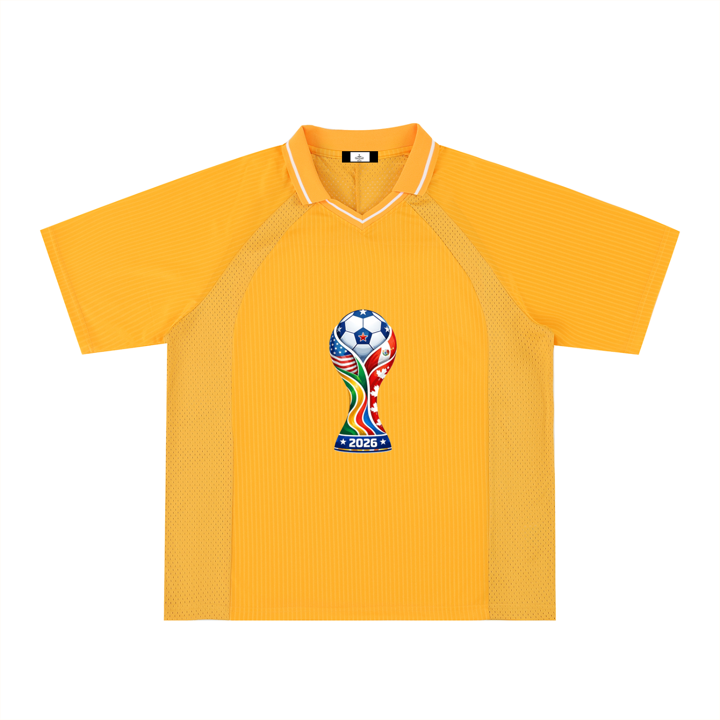 Striped V-Neck Soccer Jersey