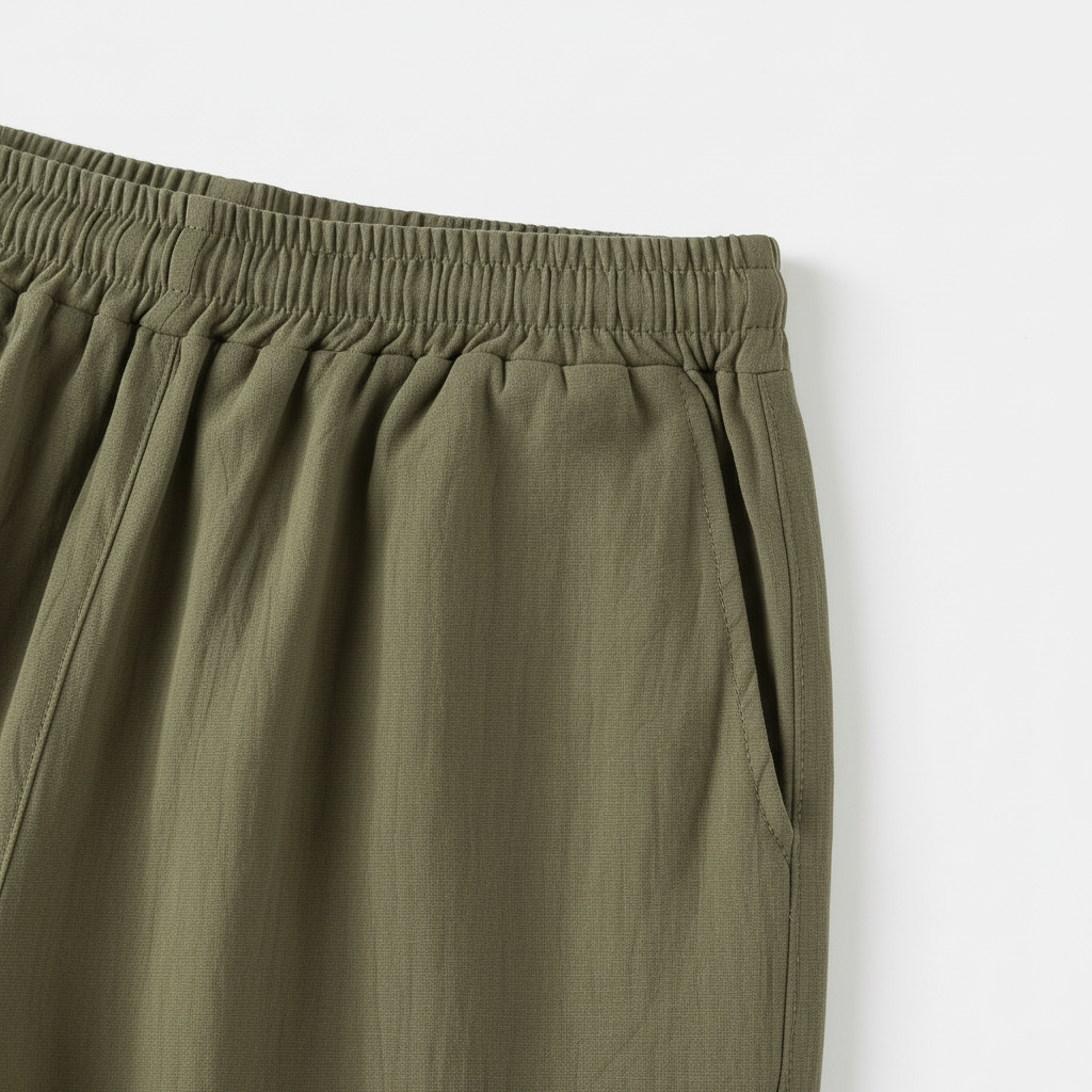Men's Casual Drawstring Elastic Waist Shorts