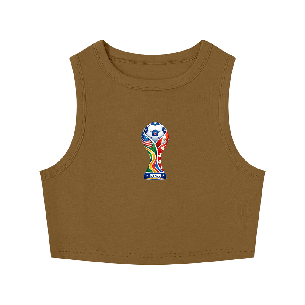 Women's Tight Crewneck Crop Tank Top