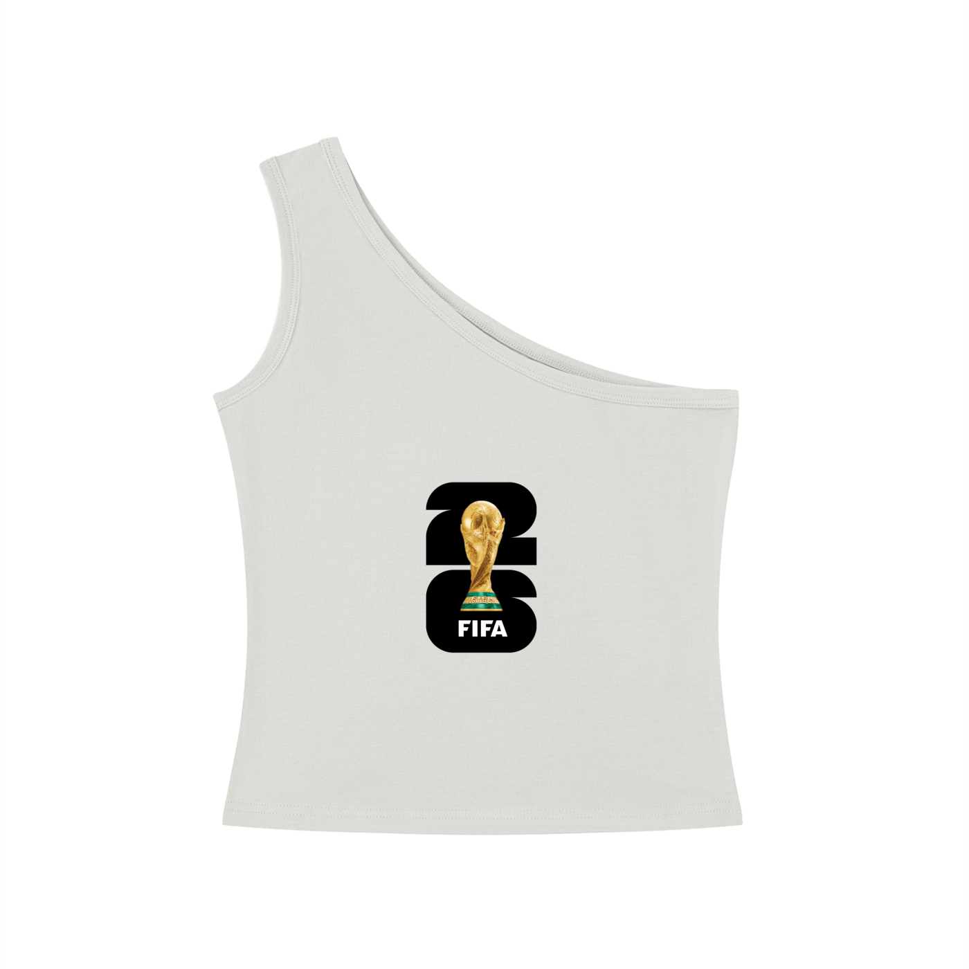 Women's One-Shoulder Crop T-Shirt