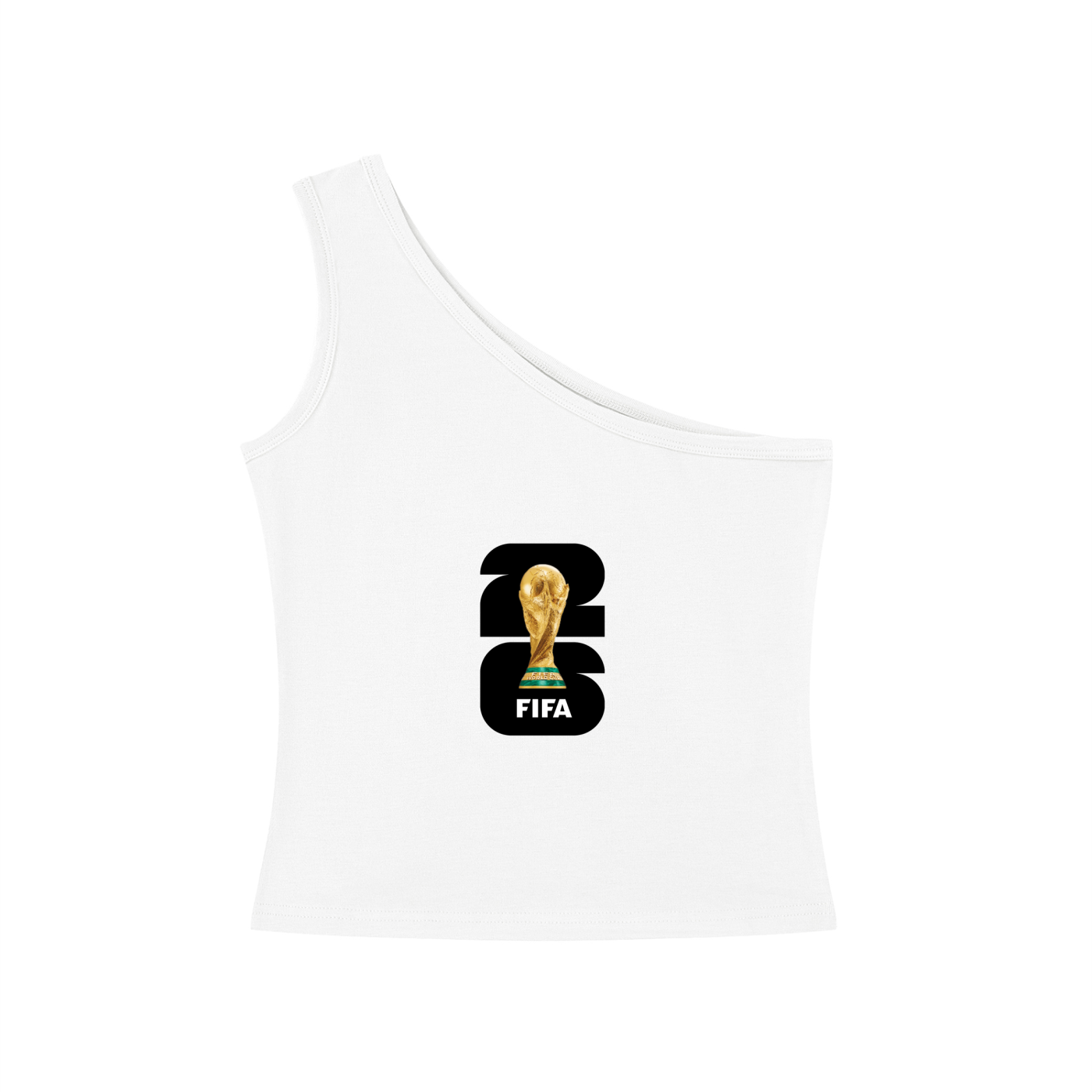 Women's One-Shoulder Crop T-Shirt