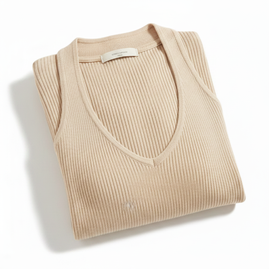 Ribbed Halter Neck Cami