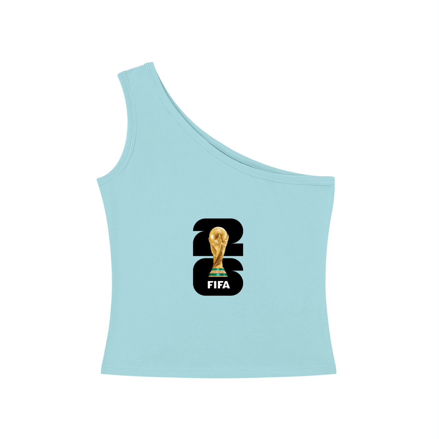 Women's One-Shoulder Crop T-Shirt