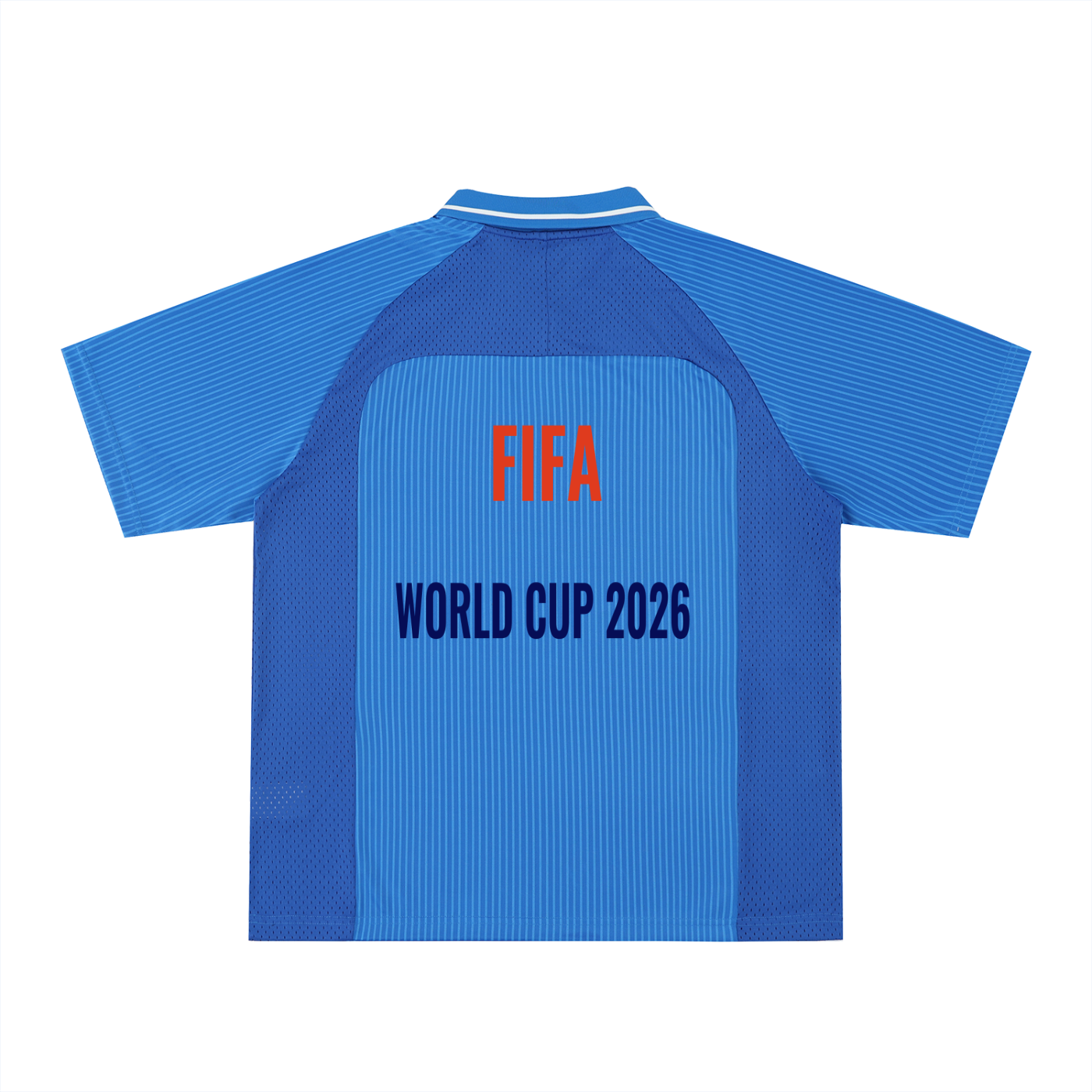Striped V-Neck Soccer Jersey